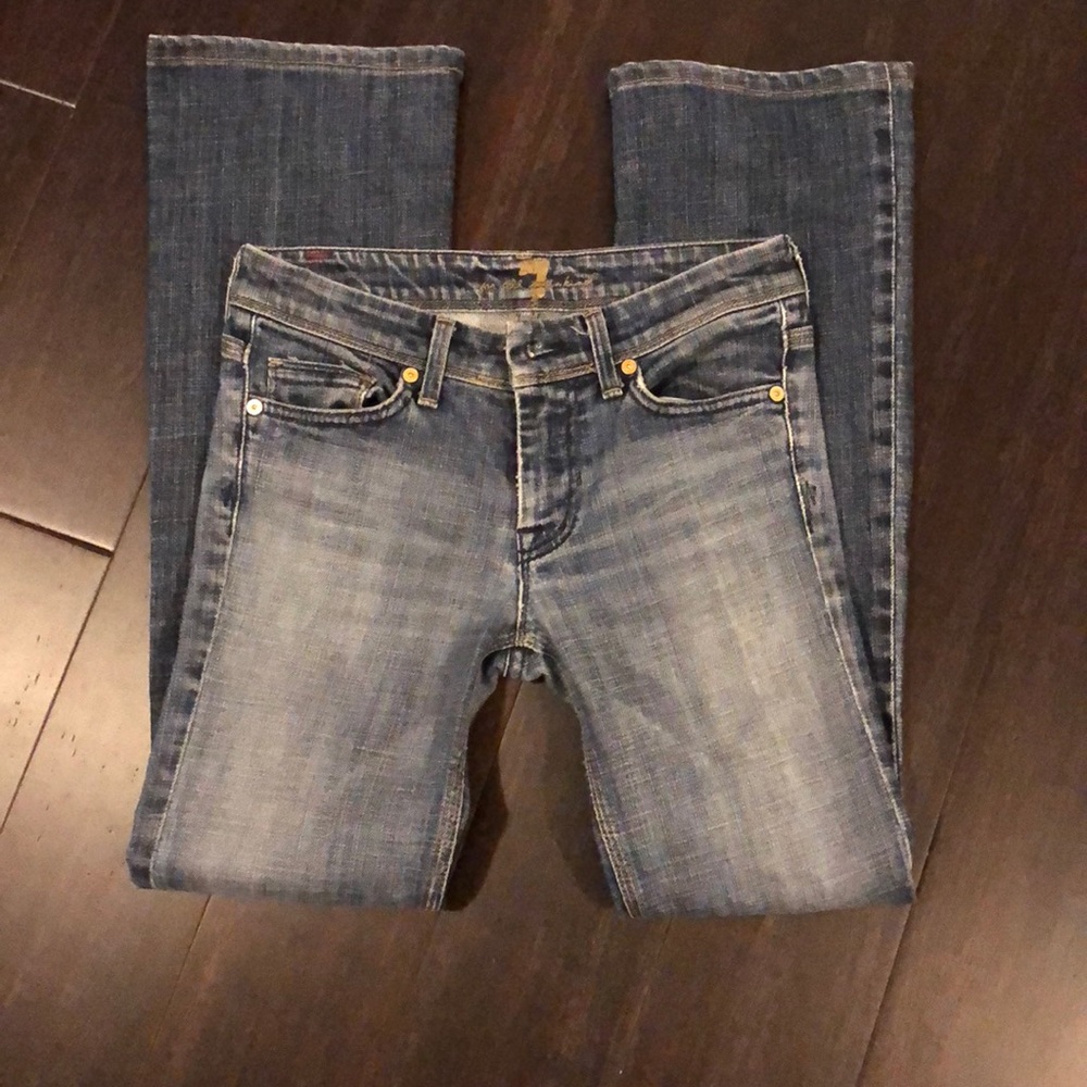 7 for all mankind jeans. Flare jeans.Size 24.